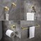 Kibi Cube 5-Piece Bathroom Hardware Set C-KBA15-5BG-2 - alternate 3